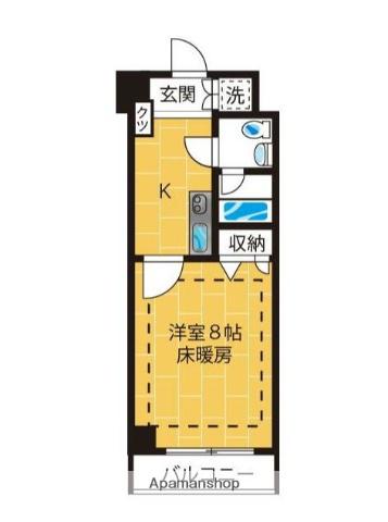 セシーズイシイ21 3階階 間取り