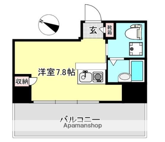 リエス大森ル・ノード(1K/12階)の間取り写真