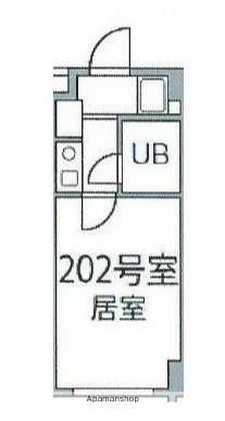 アーバンハイツ大岡山(1K/2階)の間取り写真