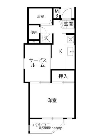 ベルポアン多摩川 2階階 間取り