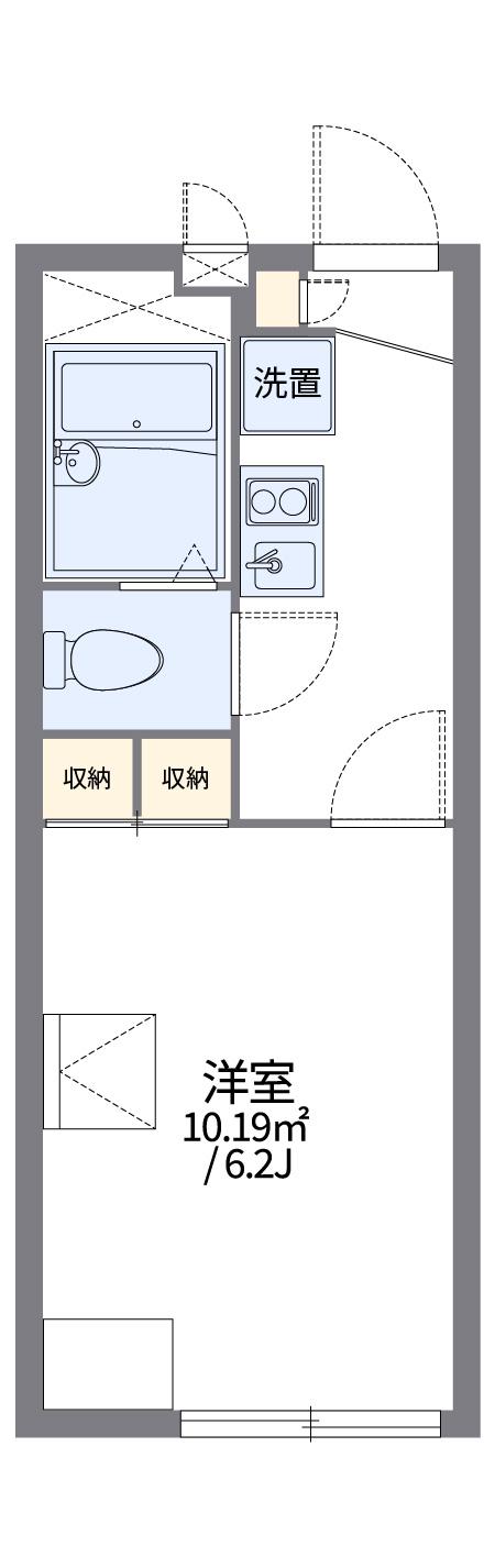 レオパレス富士コーポ 2階階 間取り