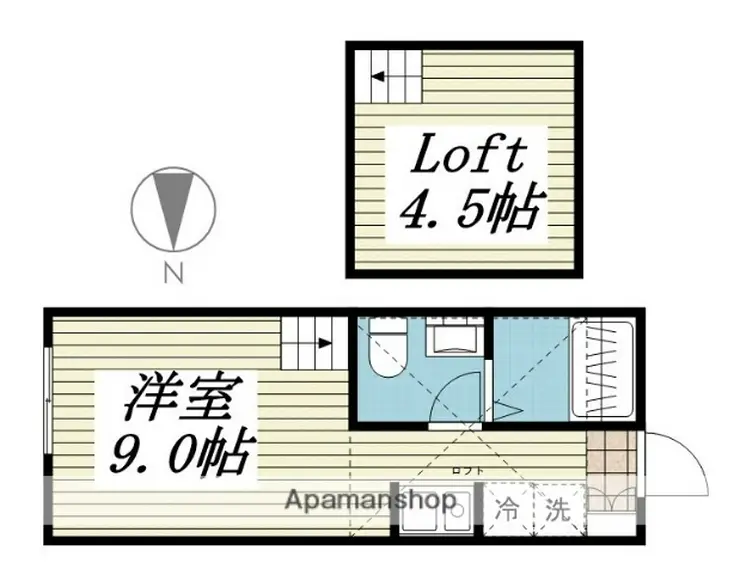 エクリス 2階階 間取り