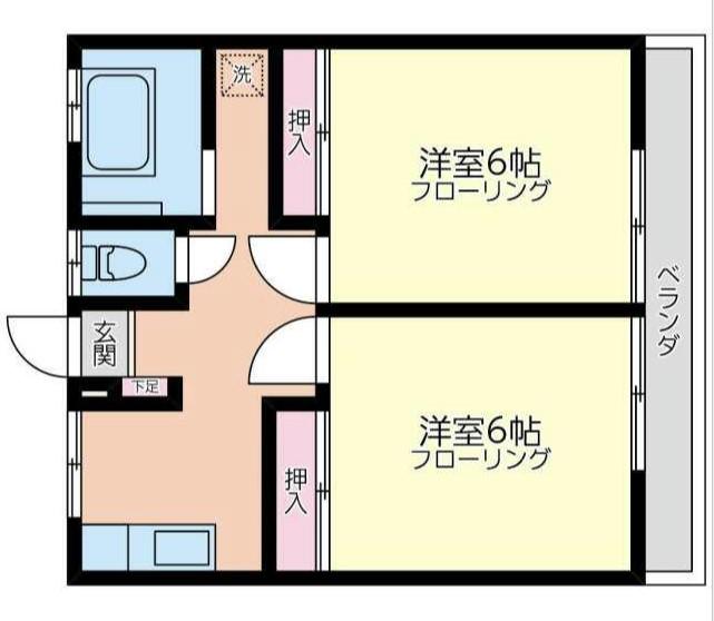 杉田ヴィレッチ 3階階 間取り