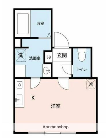 J-HIYOSHI(ワンルーム/3階)の間取り写真