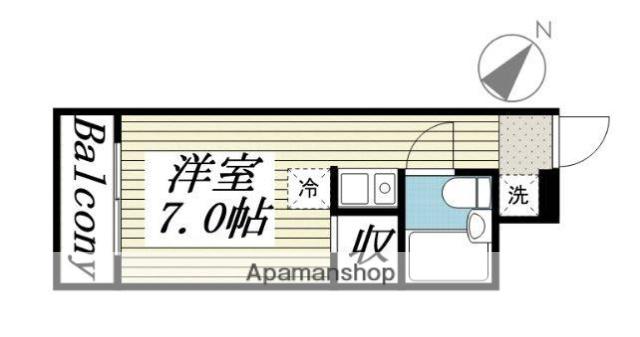 メゾン・ド・プレーヌ 4階階 間取り