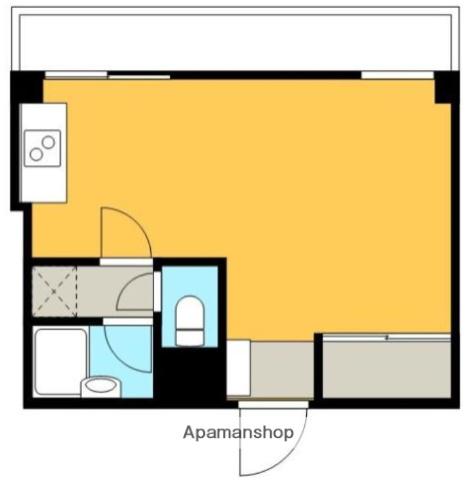 ラ・レジダンス・ド・鷺沼(ワンルーム/4階)の間取り写真