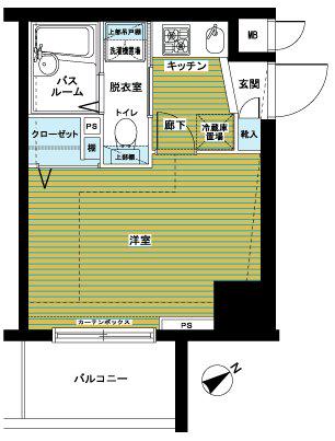 トーシンフェニックス新横濱イクシール 7階階 間取り