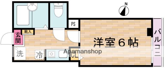 MTプラザ7(1K/1階)の間取り写真