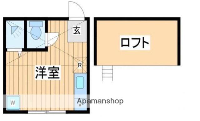 TM市場大和町(1K/2階)の間取り写真