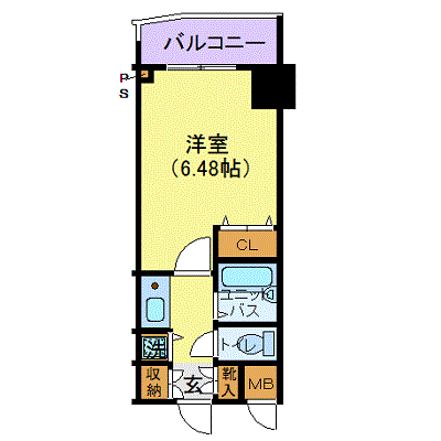 プレール武蔵小山弐番館(1K/3階)の間取り写真