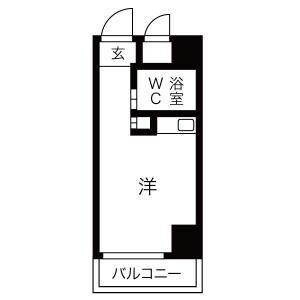 グリタァ六角橋 4階階 間取り