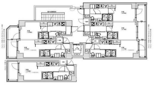S-RESIDENCE横濱阪東橋(ワンルーム/9階)の間取り写真