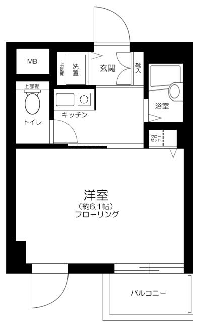 アイディ西小山 3階階 間取り