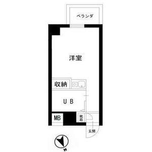 仲町台フェニックスコート(ワンルーム/7階)の間取り写真