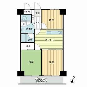 ライオンズマンション吉野町第3 2階階 間取り