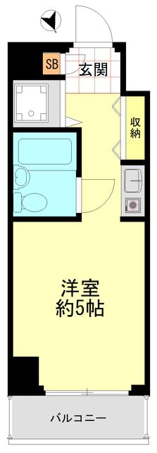 ライオンズマンション蒲田第3 5階階 間取り