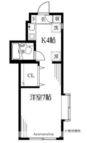アルカディア相模原 3階階 間取り