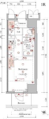 AZEST横濱大通公園(ワンルーム/6階)の間取り写真