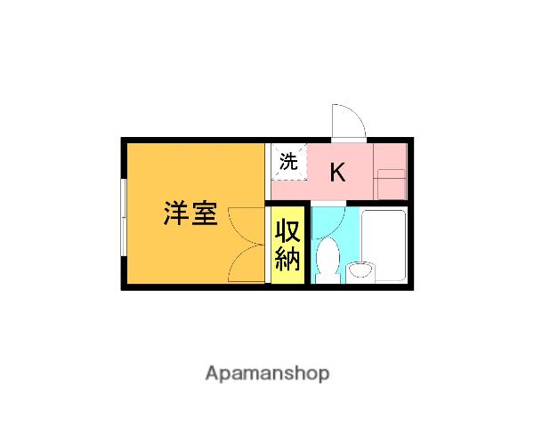 REDEAL厚木飯山1号棟(1K/2階)の間取り写真