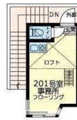 ユナイト南太田ジヴェルニー(ワンルーム/2階)の間取り写真