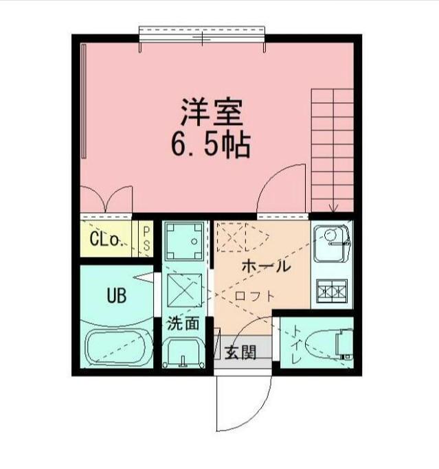 NOIR RESIDENCE KIKUNA(1K/2階)の間取り写真