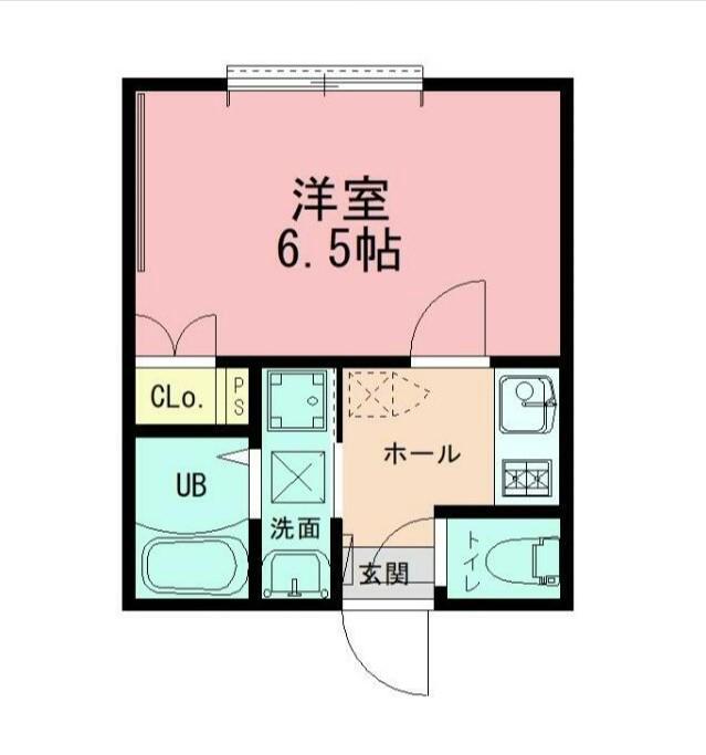 NOIR RESIDENCE KIKUNA(1K/1階)の間取り写真