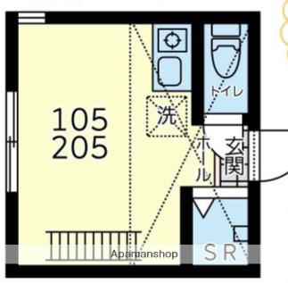 ユナイト台町シャルルエドワード(ワンルーム/1階)の間取り写真