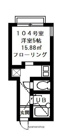 モンステラ大口仲町 1階階 間取り