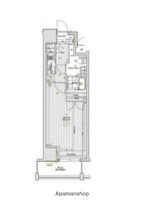 スパシエ・エル新横浜(1K/6階)の間取り写真