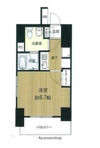 プレール・ドゥーク西横浜 9階階 間取り