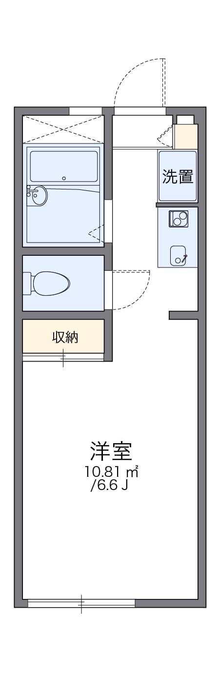 レオパレスREI 1階階 間取り