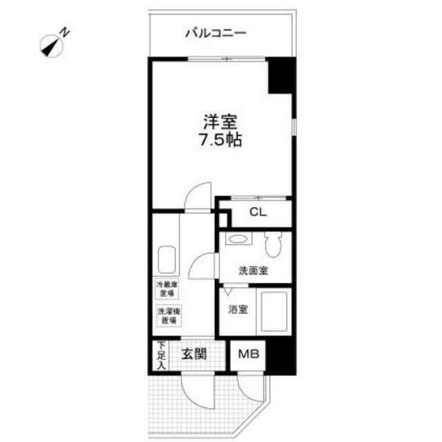 ベルカント相模大野 2階階 間取り