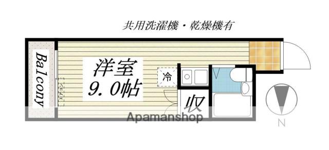 メゾン・ド・ブランシュバール 1階階 間取り