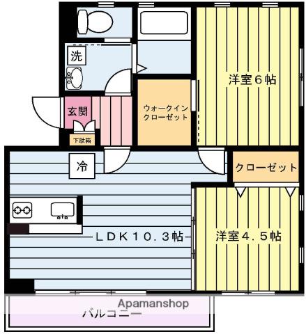 コンフォート 3階階 間取り