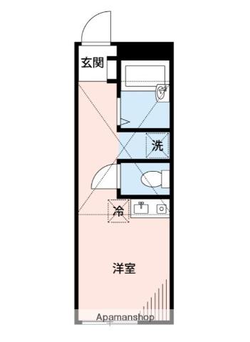 LEALE レアーレ(ワンルーム/1階)の間取り写真