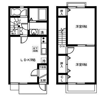 ＦＯＬＩＡＲ　Ｉ(2LDK)の間取り写真