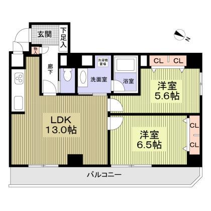 センチュリー紅葉坂 1階階 間取り