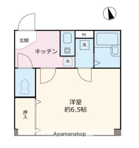 RAYHAUS横濱鶴見Ⅱ(1K/2階)の間取り写真