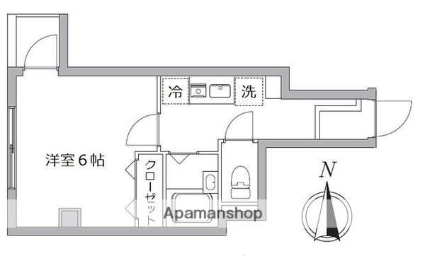 シャトレKOYO(1K/3階)の間取り写真