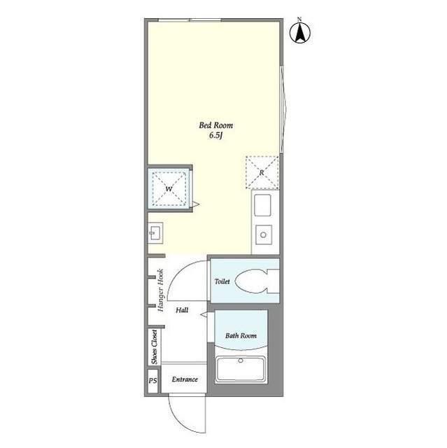 LE PARADISE 中原(ワンルーム/1階)の間取り写真