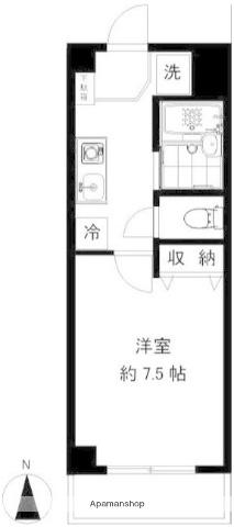 パルティール湘南 1階階 間取り