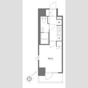 エヌステージ秦野駅前(1K/7階)の間取り写真