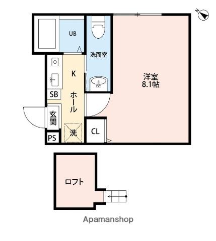 プレズィール相模大野 1階階 間取り
