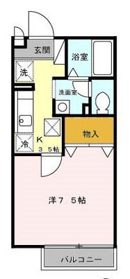 パインヒル鵠沼 1階階 間取り