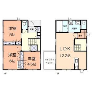 小田急電鉄江ノ島線 藤沢本町駅 徒歩15分 2階建 築4年(3LDK)の間取り写真