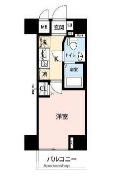 マイナビSTAY JR川崎西口通(1K/4階)の間取り写真