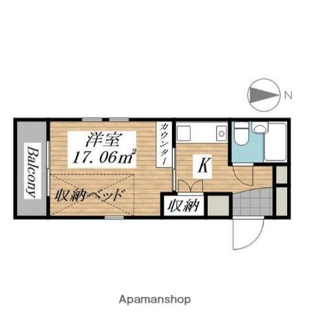 ベルトピア日吉II 2階階 間取り
