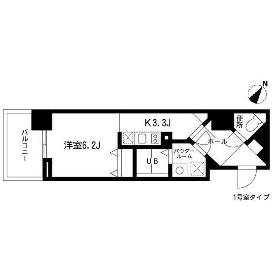 グロースメゾン新横浜 4階階 間取り