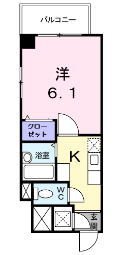 パルテノン 2階階 間取り