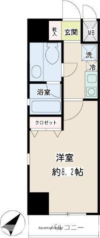 コニファー新子安 3階階 間取り